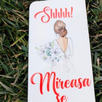 Agățătoare ușă mireasă model roșu