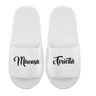 Papuci „mireasă fericită”